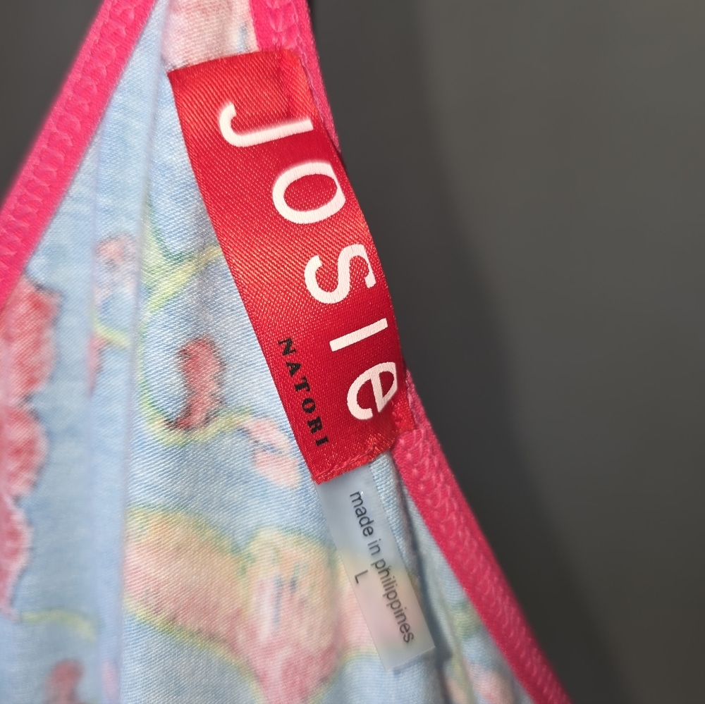 Josie Natori Vibrant Floral Slip Sleepwear - Picture 2 of 7